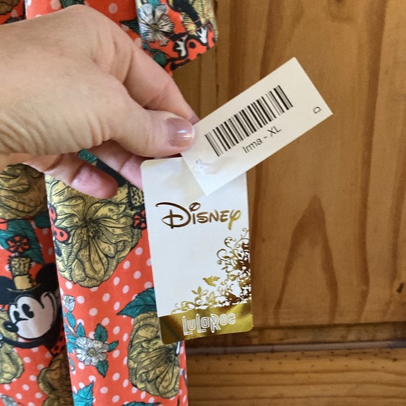 Lularoe Disney Mickey Irma shirt sleeve tunic shirt size XL - NWT - Picture 4 of 7